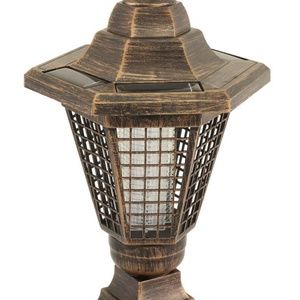 2 IN 1 SOLAR BUG ZAPPER AND GARDEN STAKE